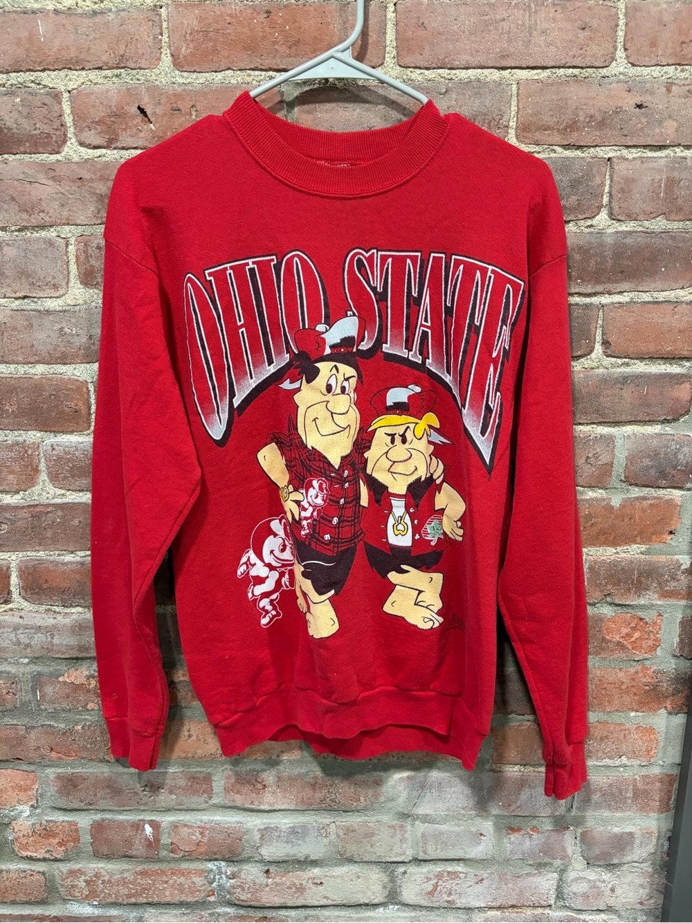 Vintage Ohio State Flintstones Graphic Sweatshirt women’s size medium